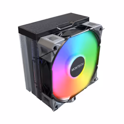 Montech NX400 ARGB Processeur Refroidisseur d'air 12 cm Noir 2 pièce(s) - Vue supplémentaire 2