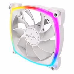 Montech RX120 PWM Boitier PC Ventilateur 12 cm Blanc 1 pièce(s)