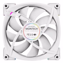 Montech RX120 PWM Boitier PC Ventilateur 12 cm Blanc 1 pièce(s) - Vue supplémentaire 5