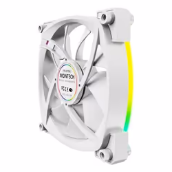Montech RX120 PWM Boitier PC Ventilateur 12 cm Blanc 1 pièce(s) - Vue supplémentaire 6