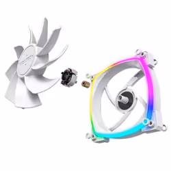 Montech RX120 PWM Boitier PC Ventilateur 12 cm Blanc 1 pièce(s) - Vue supplémentaire 7