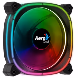 Aerocool Astro 12, Ventilateur, 12 cm, 1000 tr/min, 17,5 dB, 42,1 cfm, Noir