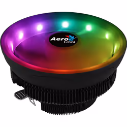 Aerocool Core Plus, Refroidisseur, 13,6 cm, 600 tr/min, 1800 tr/min, 25,4 dB, 51,3 cfm