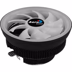 Aerocool Core Plus Processeur Refroidisseur 13,6 cm Noir, Blanc
