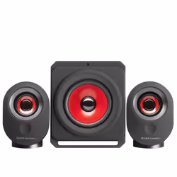 Mars Gaming MSX ensemble audio pour la maison 35 W Noir, Rouge