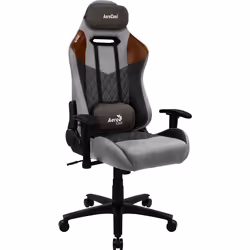 Aerocool DUKE AeroSuede Siège de jeu universel Noir, Marron, Gris
