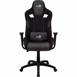 Aerocool COUNT AeroSuede, Siège de jeu universel, 150 kg, 125 kg, Noir, Acier, Acier