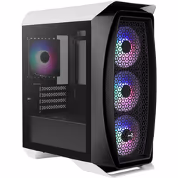 Aerocool Aero One Mini Frost, Mini Tower, PC, Blanc, micro ATX, Mini-ITX, Acrylonitrile-Butadiène-Styrène (ABS), SPCC, Bleu, ...