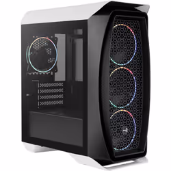 Aerocool Aero One Mini Eclipse, Mini Tower, PC, Blanc, micro ATX, Mini-ITX, Acrylonitrile-Butadiène-Styrène (ABS), SPCC, Bleu ...