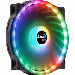 Aerocool Duo 20 Boitier PC Ventilateur 20 cm Noir