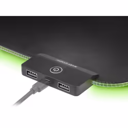 Mars Gaming MMPRGB2 tapis de souris Tapis de souris de jeu Noir