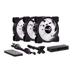 Aerocool Saturn 12F ARGB Pro Carte-mère Ventilateur 12 cm Noir