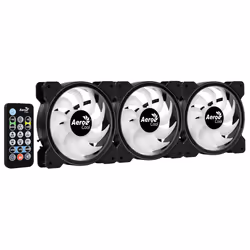Aerocool Saturn 12F ARGB Pro Carte-mère Ventilateur 12 cm Noir - Vue supplémentaire 4