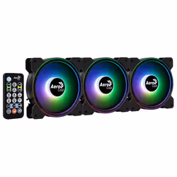 Aerocool Saturn 12F ARGB Pro Carte-mère Ventilateur 12 cm Noir - Vue supplémentaire 5