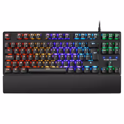 Mars Gaming MKXTKLBFR, Taille réelle (100 %), USB, Clavier mécanique, LED RGB, Noir