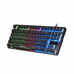 Mars Gaming MCPTKLES clavier Souris incluse USB Espagnole Noir