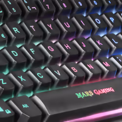 Mars Gaming MCPTKLES clavier Souris incluse USB Espagnole Noir - Vue supplémentaire 5