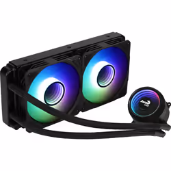 Aerocool Mirage L240, Refroidisseur de liquide tout-en-un, 72,2 cfm, Noir