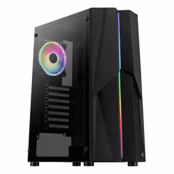 Aerocool Mecha-G-BK-v2, Midi Tower, PC, Noir, ATX, micro ATX, Mini-ITX, Acrylonitrile-Butadiène-Styrène (ABS), SPCC, 15,9 cm
