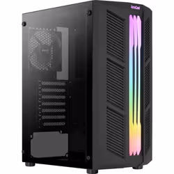 Aerocool Prime, Midi Tower, PC, Noir, ATX, micro ATX, Mini-ITX, Acrylonitrile-Butadiène-Styrène (ABS), SPCC, Jouer