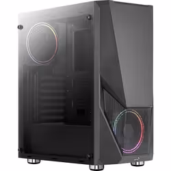 Boîtier PC Moyen Tour ATX avec panneau vitré Aerocool Zauron V2 RGB