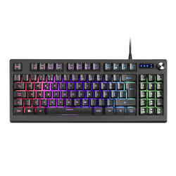 Mars Gaming MKREVOPT clavier USB Portuguais Noir