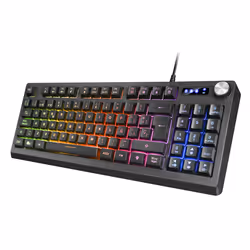 Mars Gaming MKREVOPT clavier USB Portuguais Noir