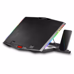 Mars Gaming MNBC5, Supports de Laptop, Noir, Acrylonitrile-Butadiène-Styrène (ABS), Aluminium, 48,3 cm (19"), 6 pièce(s), 0,8 ...