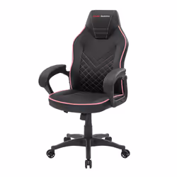 Mars Gaming MGCX ONE, Siège de jeu universel, 150 kg, Siège rembourré, Dossier rembourré, Universel, Noir