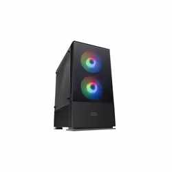 Mars Gaming MCZ, Mini Tower, PC, Noir, micro ATX, Mini-ITX, Jouer, Devant, Haut