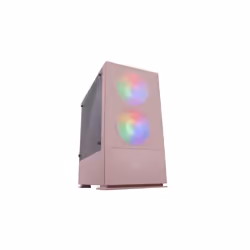 Mars Gaming MCZ, Mini Tower, PC, Rose, micro ATX, Mini-ITX, Jouer, Devant, Haut