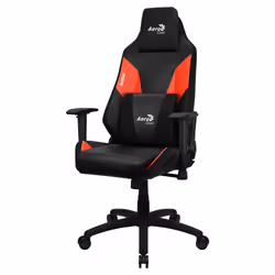 Aerocool Admiral, Siège de jeu universel, 150 kg, Siège rembourré, Dossier rembourré, 125 kg, Noir