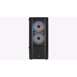 Aerocool Quantum Mesh-G-BK-V2, Midi Tower, PC, Noir, ATX, micro ATX, Mini-ITX, ABS, SPCC, Jouer