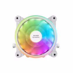 Mars Gaming MCPU220W système de refroidissement d’ordinateur Processeur Refroidisseur 12 cm Blanc 1 pièce(s)