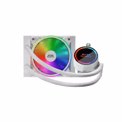 Mars Gaming ML120 Processeur Refroidisseur de liquide tout-en-un 12 cm Blanc 1 pièce(s)