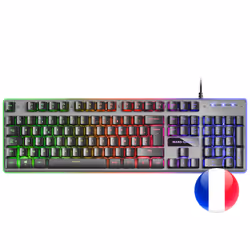 Mars Gaming MK220FR clavier USB Français Noir, Gris - Vue supplémentaire 7
