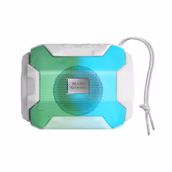 Mars Gaming MSBAXW enceinte portable Enceinte portable stéréo Blanc 10 W