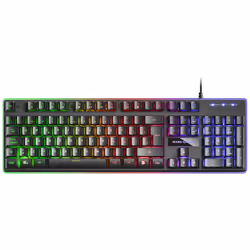 Mars Gaming MCPXBES clavier Souris incluse USB Espagnole Noir