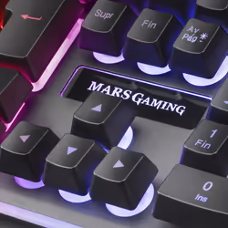 Mars Gaming MCPXBES clavier Souris incluse USB Espagnole Noir - Vue supplémentaire 7