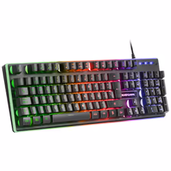 Mars Gaming MCPXBPT clavier Souris incluse USB Portuguais Noir - Vue supplémentaire 4