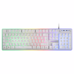 Mars Gaming MCPXWPT clavier Souris incluse USB Portuguais Blanc