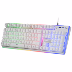 Mars Gaming MCPXWPT clavier Souris incluse USB Portuguais Blanc
