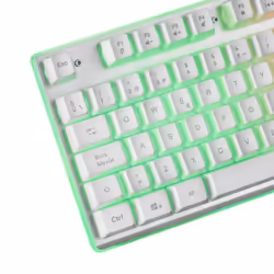 Mars Gaming MCPXWFR clavier Souris incluse USB Français Blanc - Vue supplémentaire 5