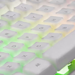 Mars Gaming MCPXWFR clavier Souris incluse USB Français Blanc - Vue supplémentaire 6