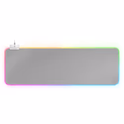 Mars Gaming MMPRGB2S tapis de souris Tapis de souris de jeu Argent, Blanc