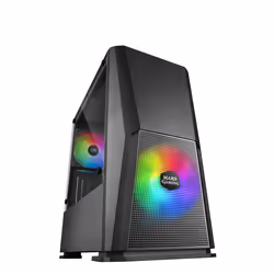 Mars Gaming MCONE, Mini Tower, PC, Noir, micro ATX, Mini-ITX, Jouer, 16,3 cm