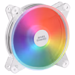 Mars Gaming MFD système de refroidissement d’ordinateur Boitier PC Ventilateur 12 cm Blanc 1 pièce(s)