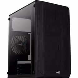Aerocool CS107V1, Mini Tower, PC, Noir, micro ATX, Mini-ITX, Acrylonitrile-Butadiène-Styrène (ABS), SPCC, Acier, Jouer