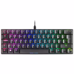 Mars Gaming MKMINIBES, Mini, USB, Clavier mécanique, LED RGB, Noir