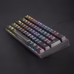 Mars Gaming MKMINIBES clavier USB Espagnole Noir - Vue supplémentaire 6